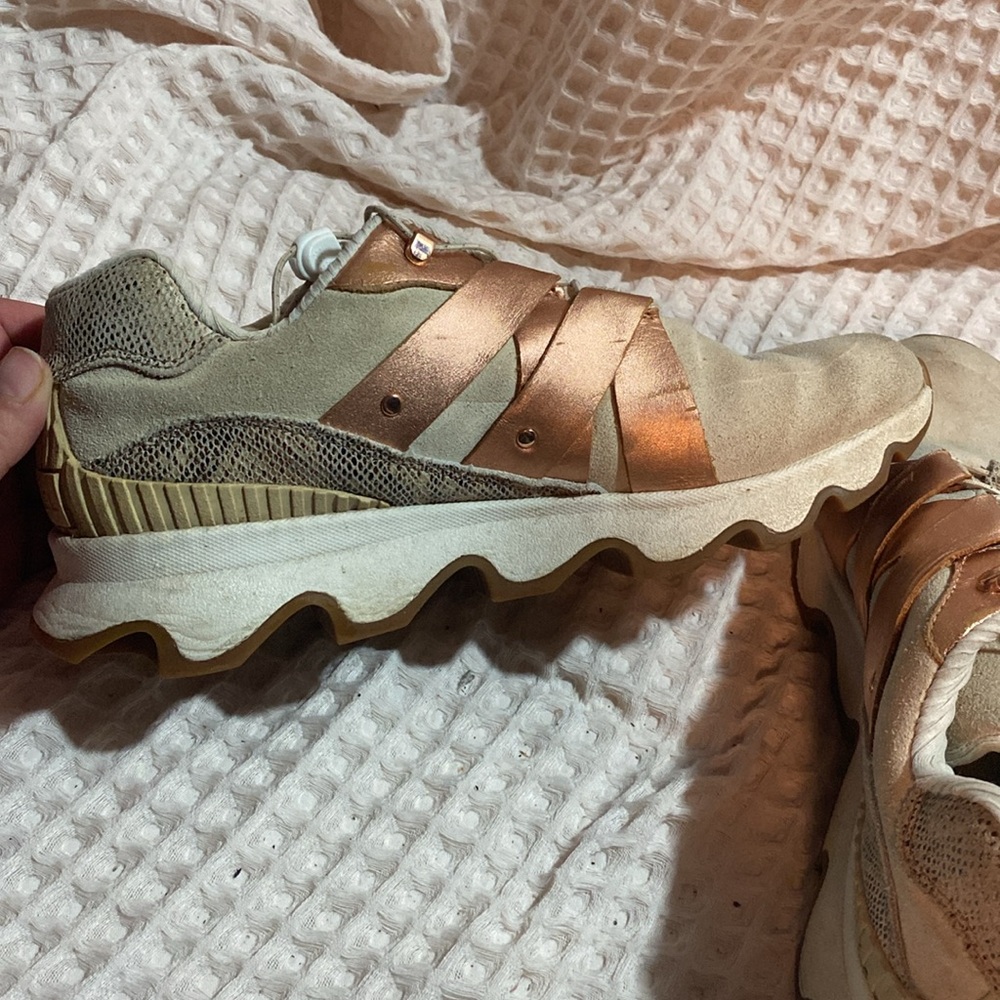 Sorel Kinetic Speed Sneaker Size 8.5 In Natural Sea Salt - Picture 7 of 15